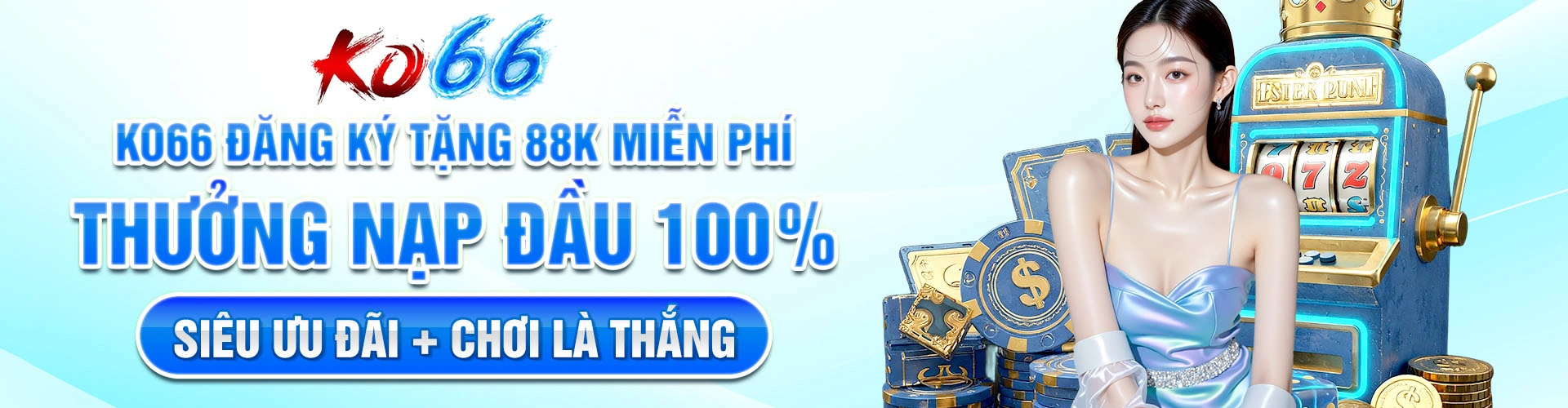 Banner KO66 về ứng dụng, hỗ trợ và cảnh báo 18+